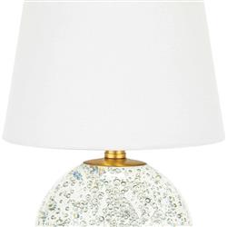 Bulle Hollywood Regency Clear Crystal Base Mini Lamp|