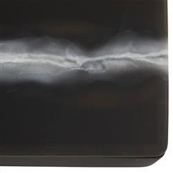 Hollie Modern Black And White Resin Decorative Boxes - Set of 2|