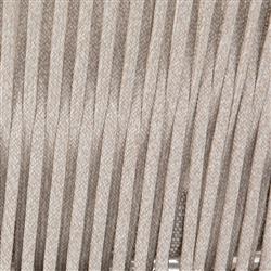 Porter Coastal Beach Beige Cushion White Aluminum Woven Outdoor Dining Arm Chair|