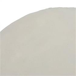 Otto Modern Classic White Concrete Outdoor Tapered End Table|