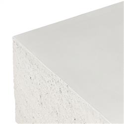 Otto Modern Classic White Concrete Outdoor Coffee Table|