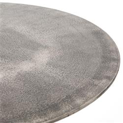 Mona Modern Classic Silver Aluminum Outdoor Counter Table - 32"W|