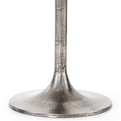 Mona Modern Classic Silver Aluminum Outdoor Counter Table - 32"W|