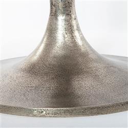 Mona Modern Classic Silver Aluminum Outdoor Counter Table - 32"W|