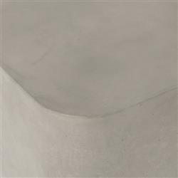 Yvonne Industrial Loft Grey Concrete Outdoor Square Block End Table|