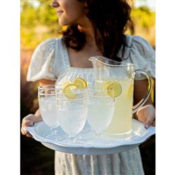 Juliska Isabella Modern Classic Clear Acrylic Pitcher|