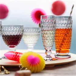 Boston Modern Classic Clear Crystal Glass Champagne Flute|