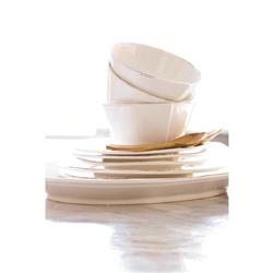 Lastra Coastal White Melamine Cereal Bowl|