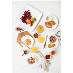 Lastra Coastal White Melamine Cereal Bowl|