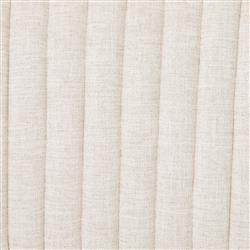 Leo Mid Century Modern White Upholstered Swivel Tufted Occasional Chair|