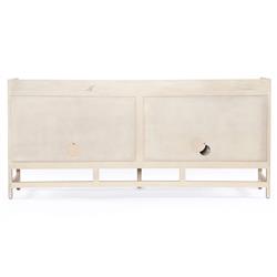 Corazon Global Bazaar Woven Natural Cane Brown Mango Wood Sideboard|