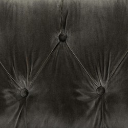 Emmy Rustic Grey Upholstered Velvet Tufted Nailhead Trim Sofa - Large - 95"W|