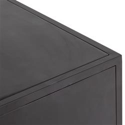 Baylor Industrial Loft Brown Ombre Iron Media Console|