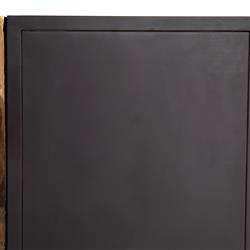 Baylor Industrial Loft Brown Ombre Iron Media Console|