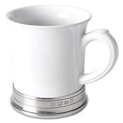 MATCH Modern Convivio White Ceramic Mug|