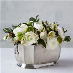 MATCH Modern Pewter Planter|
