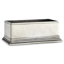 MATCH Modern Pewter Sugar Packet Holder|