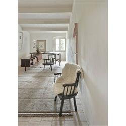 Woolly Modern White Wool Shag Washable Rugs - 2'5"x3' 7"|