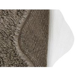Woolly Modern Grey Wool Shag Washable Rugs - 2'5"x3' 7"|