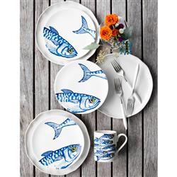 Ares Modern White Stainless Steel 5 Piece Flatware Place Setting|