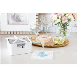 Rainbow Modern Classic Assorted Martini Glass - Set of 4|