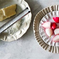 Incanto Stone Lace Modern White Stoneware Salad Plate|