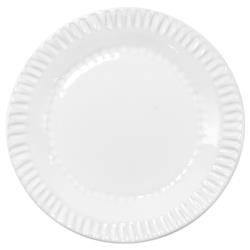 Incanto Stone Modern White Stoneware Assorted Canape Plates - Set of 4|
