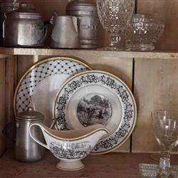 Audun Ferme French Country White Porcelain Salad Plate|