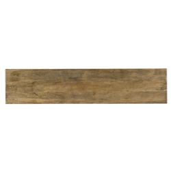 Rosie Rustic Lodge Brown Mango Wood Iron Base Media Cabinet|