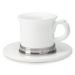 MATCH Modern Convivio Rim White Ceramic Dinnerware Collection|