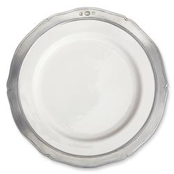 MATCH Modern Viviana Rim White Ceramic Dinnerware Collection|