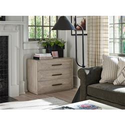 James Modern Classic Grey 3 Drawer Wood Dresser|