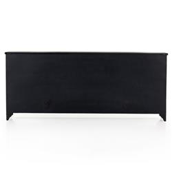 Corden Modern Classic Black Iron Windowpane Sideboard|