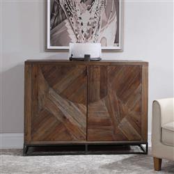Eli Rustic Lodge Brown Reclaimed Wood Sideboard|