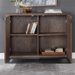 Eli Rustic Lodge Brown Reclaimed Wood Sideboard|
