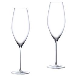 Stem Zero Modern Classic Clear Crystal Sparkling Wine Glass|