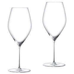 Stem Zero Modern Classic Clear Crystal Oval White Wine Glass|