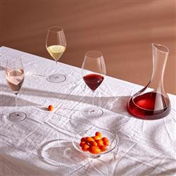 Stem Zero Modern Classic Clear Crystal Oval White Wine Glass|