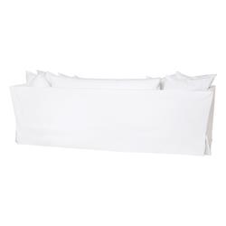 Cisco Home Seda Denim White Slipcovered Sofa - 84"W|