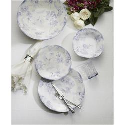 Giulietta French Country Blue Floral Ceramic Salad Plate|