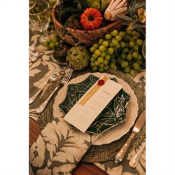 Finezza French Country Cream Ceramic Dinner Plate|