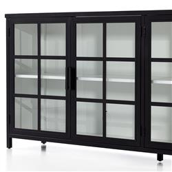 Elizabeth Modern Classic Black Iron Sideboard|