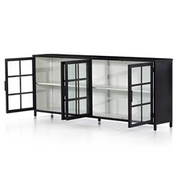 Elizabeth Modern Classic Black Iron Sideboard|