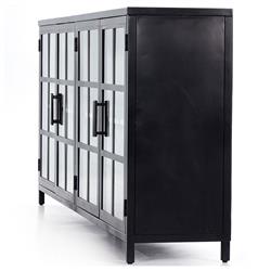 Elizabeth Modern Classic Black Iron Sideboard|