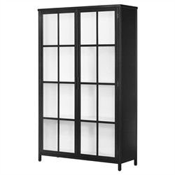 Elizabeth Modern Classic Black Iron Office Cabinet|