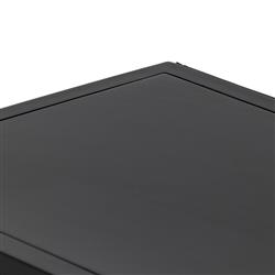 Elizabeth Modern Classic Black Iron Media Cabinet|