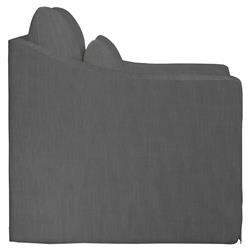 Cisco Home Rebecca Coastal Grey Slipcovered Swivel Club Arm Chair|