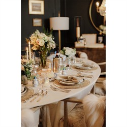 Juliska Berry &amp; Thread Clear Footed Goblet Glass|