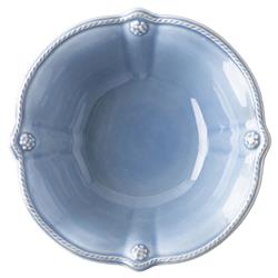 Juliska Berry &amp; Thread Chambray Blue Ceramic Cereal Bowl|