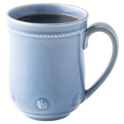 Juliska Berry &amp; Thread Chambray Blue Ceramic Mug|